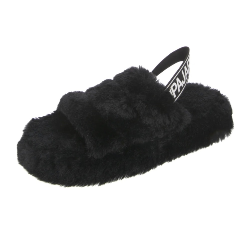 Pajar Fur Slingbacks